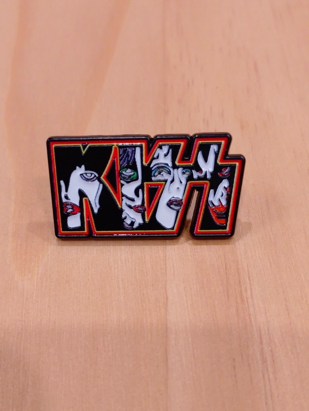 KISS Rock Band Enamel Pin